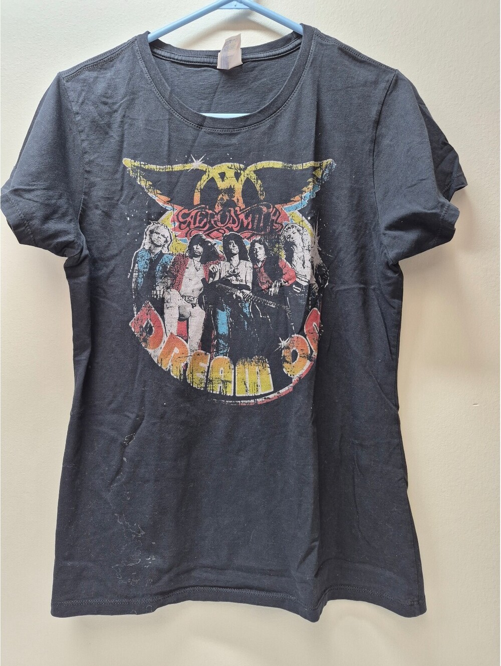 Port & Company Ladies Large Aerosmith Dream On Graphic T-Shirt B437